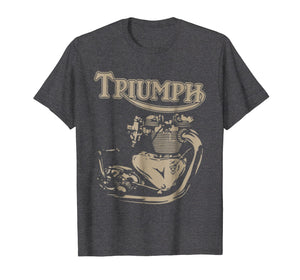 New Triumph Engine Motorcycle Cycling Tshirt