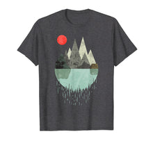 Load image into Gallery viewer, Tshirt - Geometric Graphic design - Mountains Lake Sun
