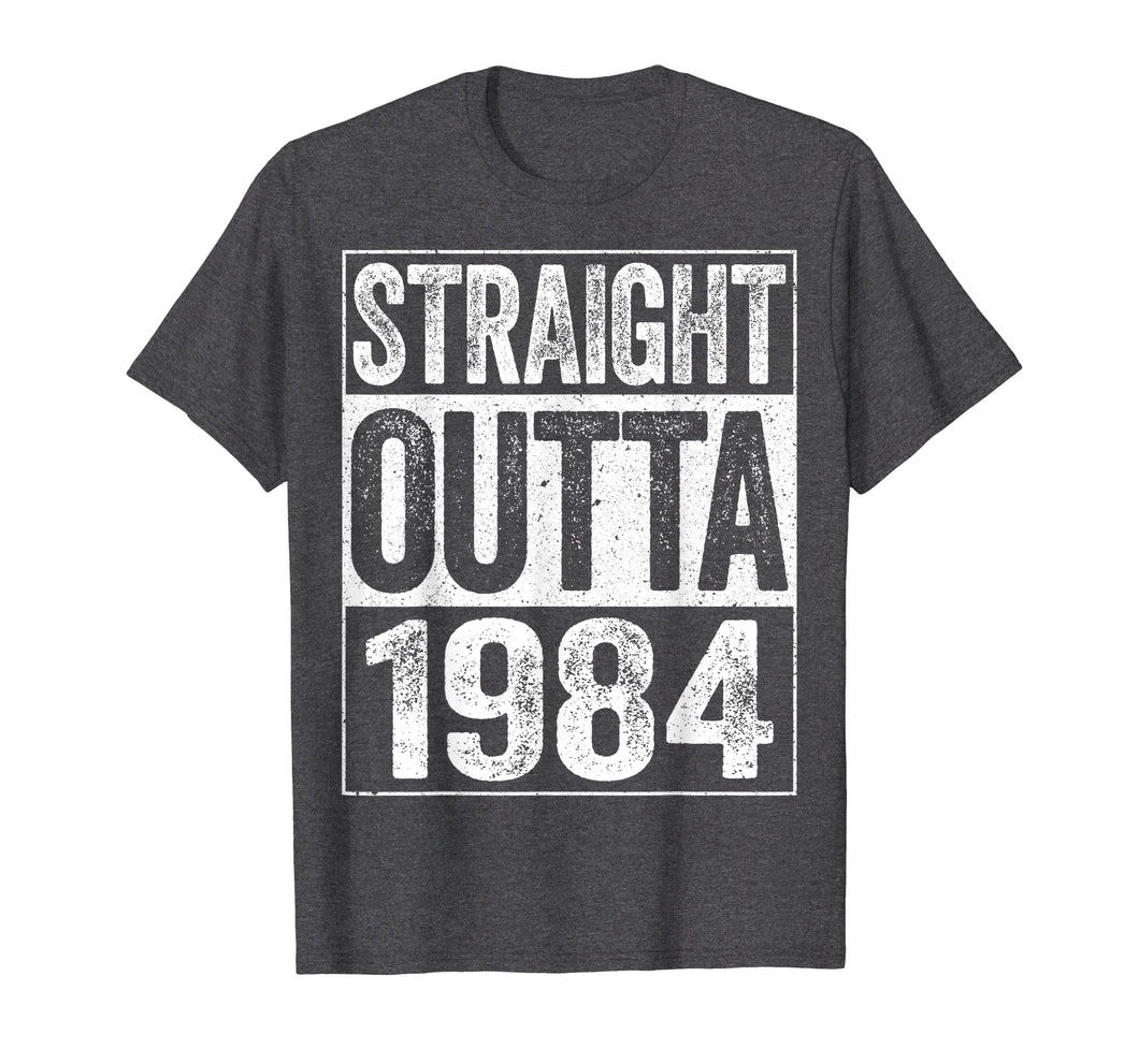 Straight Outta 1984 T-Shirt 35th Birthday Gift Shirt