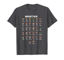 Load image into Gallery viewer, Dabbing Soccer Boys Shirt, All 32 World Teams Flags T-Shirt
