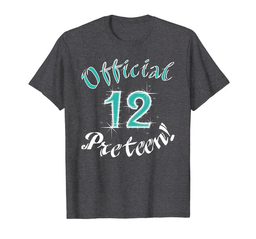 Funny 12th Birthday Preteen T-Shirt Girls Twelve Year Olds