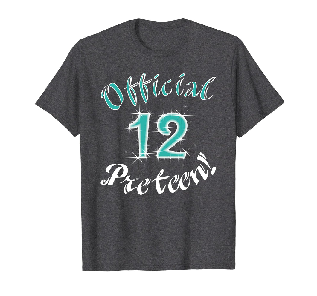 Funny 12th Birthday Preteen T-Shirt Girls Twelve Year Olds