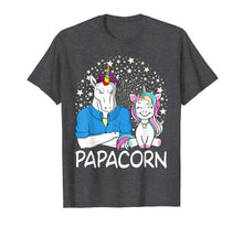 Load image into Gallery viewer, Mens Papacorn Unicorn Dad And Baby daddy Fathers Day T-Shirt
