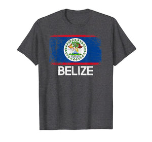 Belizean Flag T-Shirt | Vintage Made In Belize Gift