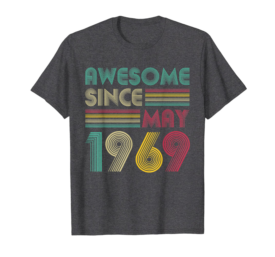 May 1969 T-Shirt 50th Birthday Gifts for Men & Women