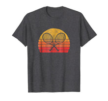 Load image into Gallery viewer, Crossed Tennis Racquet - Retro 80s Sun Vintage T-Shirt
