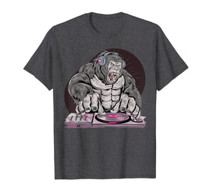 Men's T Shirt Tee Dished DJ Gorilla for Youth