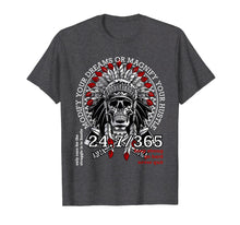 Load image into Gallery viewer, Hustle 247 shirt Native American Hip Hop hustlers Tee
