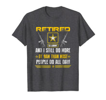 Load image into Gallery viewer, Retired US Army Veteran T-shirt Gift For Veteran Day
