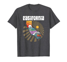Load image into Gallery viewer, California Outdoors Retro Mountains Trees &amp; Waves T-Shirt
