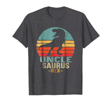 Load image into Gallery viewer, Unclesaurus T Shirt T Rex Uncle Saurus Dinosaur Men
