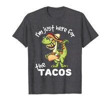 Load image into Gallery viewer, Cinco de Mayo Shirts For Kids Boys Taco T Rex Dinosaur Shirt
