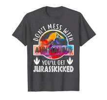 Load image into Gallery viewer, Don't Mess With Auntsaurus T-Shirt Dinosaur Aunt Funny Gifts
