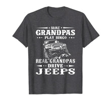 Load image into Gallery viewer, Mens Real Grandpas Drive Jeeps T-shirt Jeep Grandpa Tee

