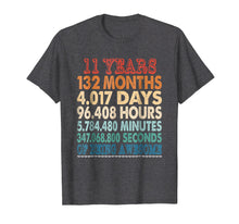 Load image into Gallery viewer, 11 Years Old 11th Bday Gifts Vintage Retro TShirt 132 Months

