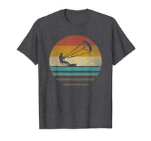 Load image into Gallery viewer, Kiteboarding Shirt Retro Vintage Silhouette Distressed Gift

