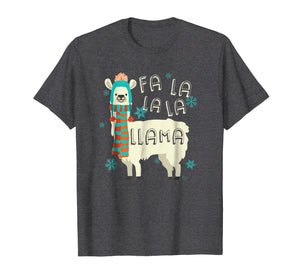 Fa La La La Llama T-Shirt - Cute Llama Christmas Shirt