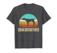 Load image into Gallery viewer, Vintage German Shorthair Pointer Shirt Dog Sunset
