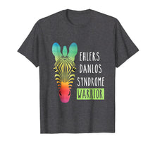 Load image into Gallery viewer, Ehlers Danlos Syndrome Warrior T-Shirt EDS Awareness Zebra

