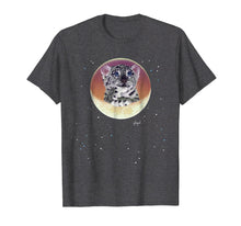 Load image into Gallery viewer, Schim Schimmel original artwork, baby snow leopard T-shirt
