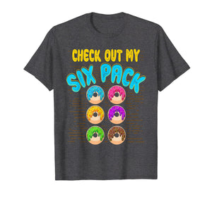 Check Out My Six Pack Donut Shirt Workout Gym Men Woman Tee