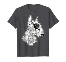 Load image into Gallery viewer, Inked Bull Terrier TShirt - Old School Tattoo Funny Dog Tee
