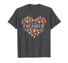 Load image into Gallery viewer, I'm an owlaholic T-shirt Funny Owl Shirt For Owl Lovers
