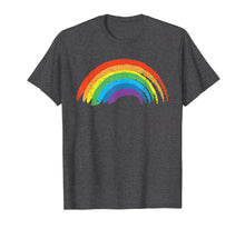Load image into Gallery viewer, Vintage Retro Rainbow T-Shirt - Classic Distressed Design
