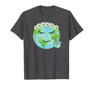 Flower Crown Mother Earth - Earth Day T Shirt