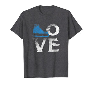 Love Figure Ice Skating Sport T Shirt Skate Lover Rink Tee