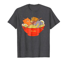 Load image into Gallery viewer, Kawaii Anime Cat Shirt Japanese Ramen Noodles Gift TShirt
