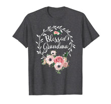 Load image into Gallery viewer, Blessed Grandma T-Shirt with floral, heart Mother&#39;s Day Gift
