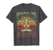 Load image into Gallery viewer, Aquarius Girl The Soul Of A Witch Birthday Women Love Yoga
