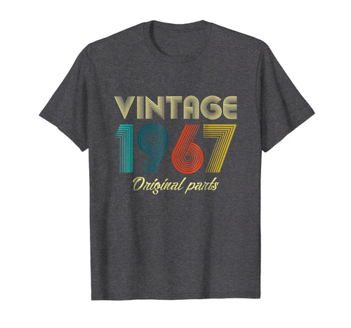 Vintage 1967 T-Shirt Retro 52th Birthday Gift Shirt