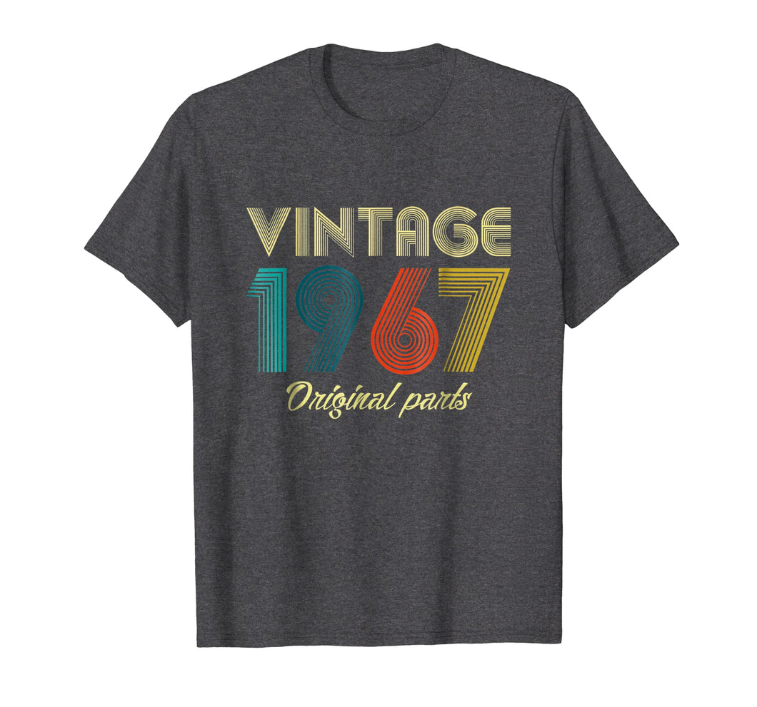 Vintage 1967 T-Shirt Retro 52th Birthday Gift Shirt
