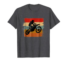 Load image into Gallery viewer, Motocross Vintage Dirt Bike Retro Stripes Enduro T-Shirt
