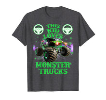 Load image into Gallery viewer, This Kid Loves Monster Trucks T Shirt Gift for Boys Girls
