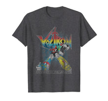 Load image into Gallery viewer, Voltron Retro Defender Rainbow Graphic T-Shirt
