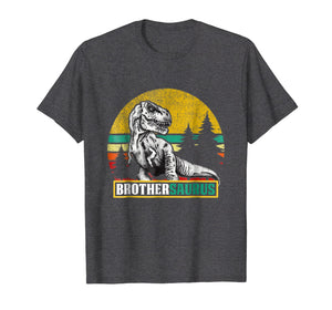 Brothersaurus T Shirt T Rex Brother Saurus Dinosaur Mom Dad