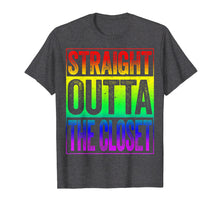 Load image into Gallery viewer, Straight Outta The Closet T-Shirt LGBT Pride Gift Shirt
