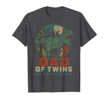 Load image into Gallery viewer, Mens Dad of Twins is a Walk in the Park Shirt Dinosaurs Papa
