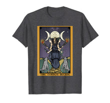 Load image into Gallery viewer, Hecate Triple Moon Goddess Witch Hekate Tarot Card T Shirt
