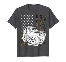 Load image into Gallery viewer, Jeeps T Shirt Camouflage American Flag Birthday Gift T-Shirt
