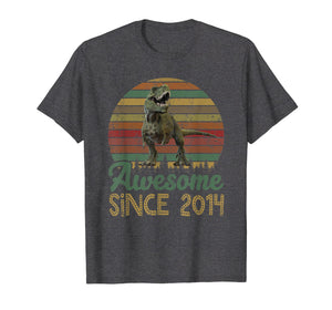 5th Birthday Gift Shirt Dinosaur 5 Year Old Tshirt