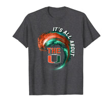 Load image into Gallery viewer, Miami Hurricanes Wave - All About The U T-Shirt - Apparel
