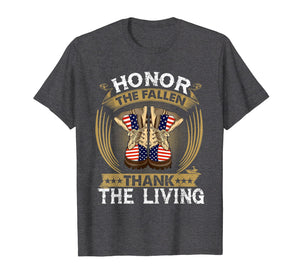 Honor The Fallen Thank The Living Memorial Day T-Shirt Gift