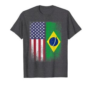 Brazil Usa Flag Brazilian American Gift Bandeira do Brasil L