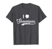 Load image into Gallery viewer, Happy St.Patrick&#39;s Day - I Love Shenanigans With Shamrock T-Shirt-2646849
