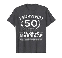 Load image into Gallery viewer, 50th Wedding Anniversary Gifts Couples Husband Wife 50 Years T-Shirt-439990
