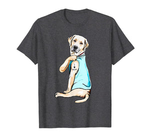 I Love Mom Funny Labrador Tattooed T-Shirt-503739